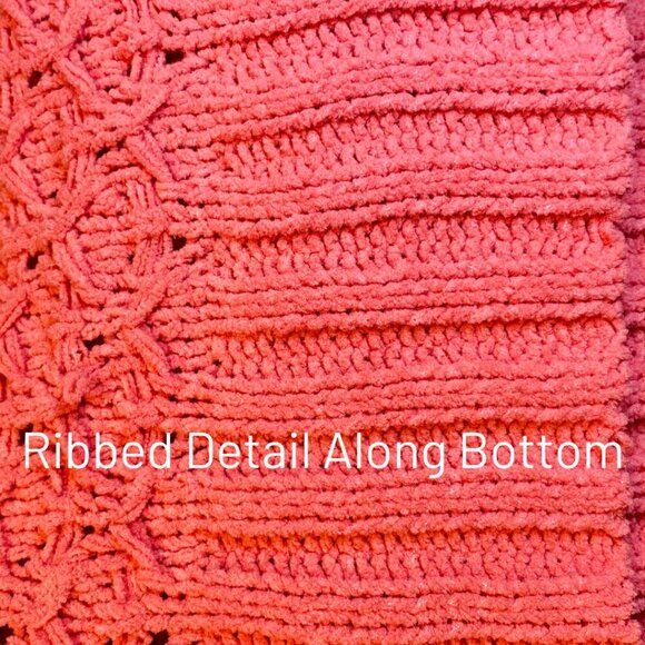 A New Day Coral Knit Crewneck Sweater – Size Large - Picture 9 of 14